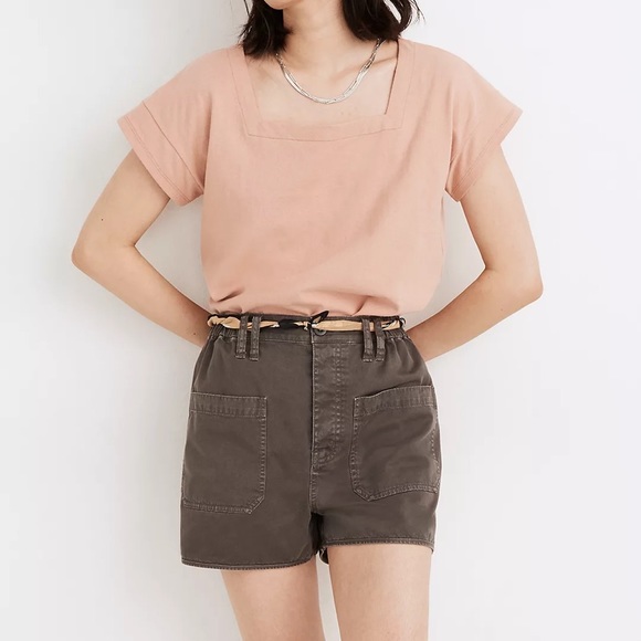 Madewell Belclaire Pull On Shorts High Rise Size XXL - Picture 8 of 8